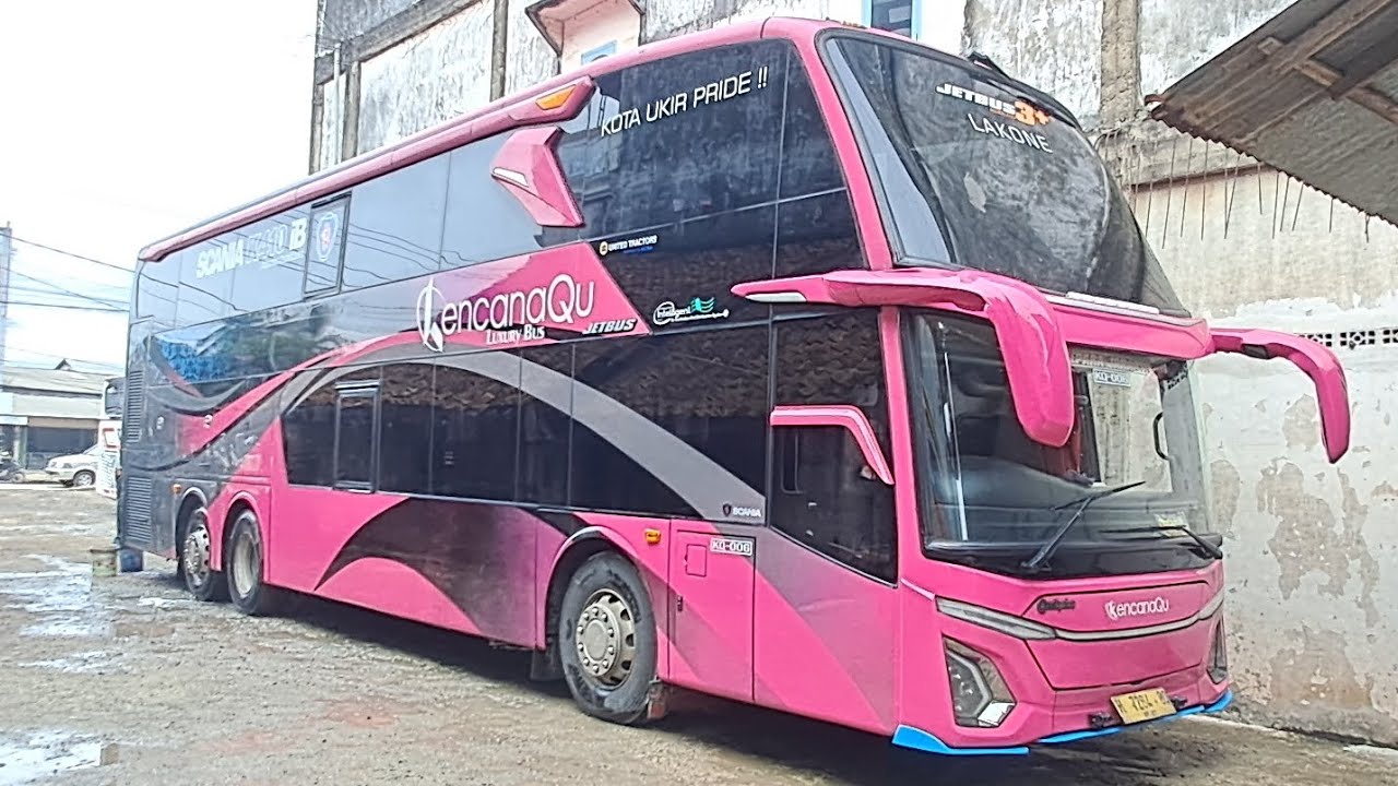 Kejutan Dari Bus Adhi Prima👍Turunkan Bus Double Decker Kencana Qu di Palembang📍9 Bus DiBerangkatkan 