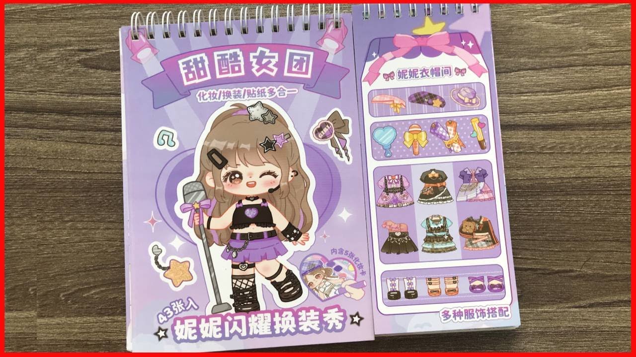 Sticker dolly dress up, Sticker Activity Book, Coloring Princess (Chim Xinh channel)