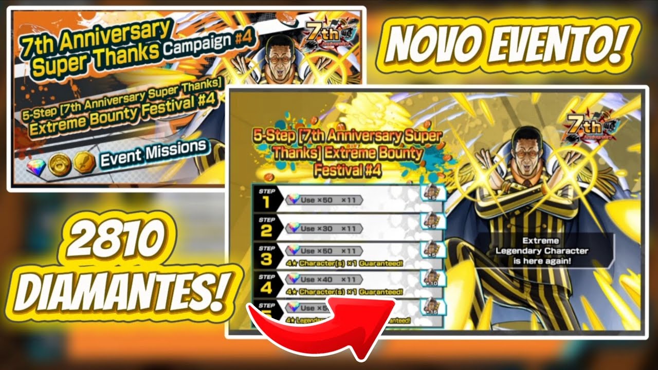 KIZARU EXTREME RETORNOU AO ONE PIECE BOUNTY RUSH NESSE NOVO EVENTO! VALE A PENA SUMMONAR?