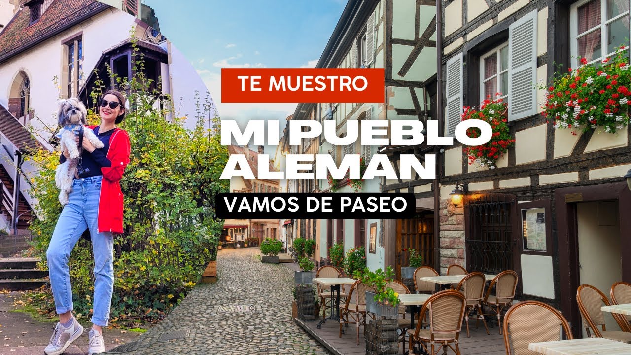 Así es vivir en un pueblo alemán | Tour por mi pequeña ciudad en Alemania | Es con Acento