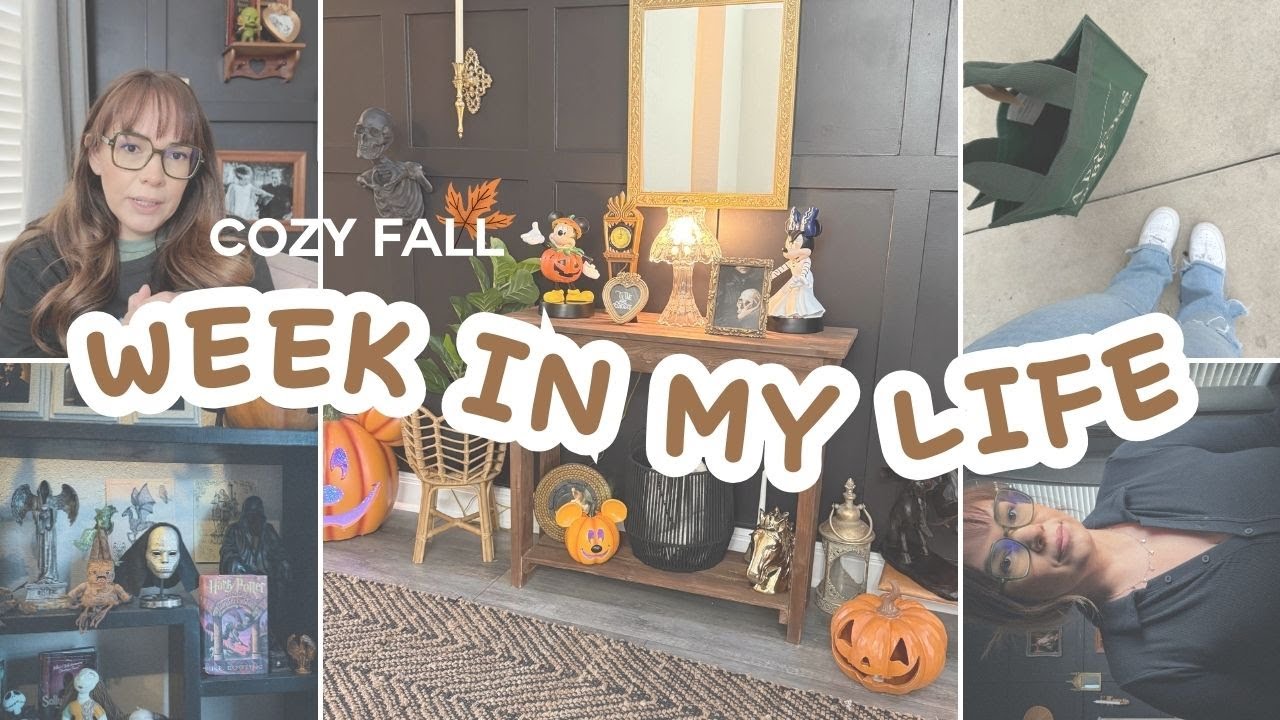 Cozy Fall 🍂 Week in My Life VLOG: Thrifting, Spirit Halloween & Halloween Home Decor!
