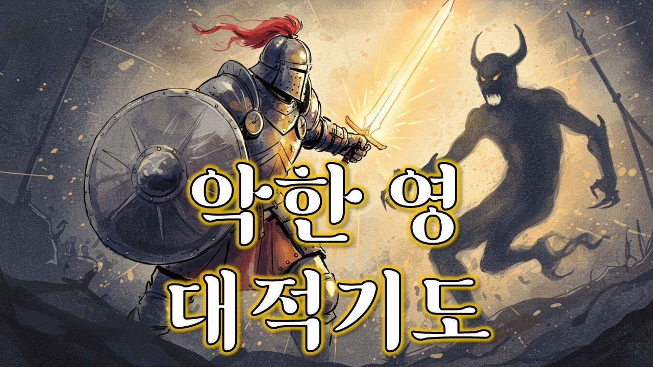 [1시간기도] 악한 영(마귀,사탄,귀신) 대적기도 #영적전쟁 #영적싸움 #대적기도