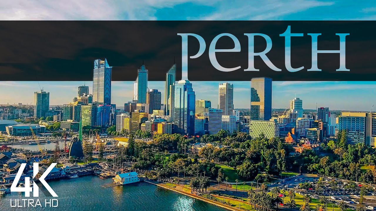 【4K】🇦🇺 ½ HOUR DRONE FILM: «This is Perth» 🔥🔥🔥 Western Australia 🎵 Relaxation Music