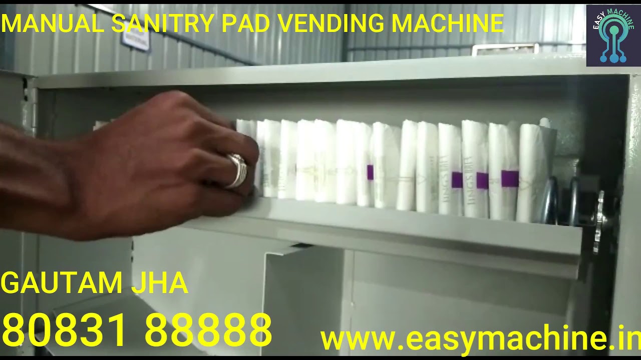MANUAL SANITRY PAD VENDING MACHINE