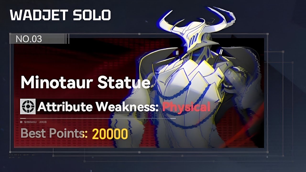 [Aether Gazer] Recurring Dream – Minotaur Statue Max Score (Wadjet Solo)