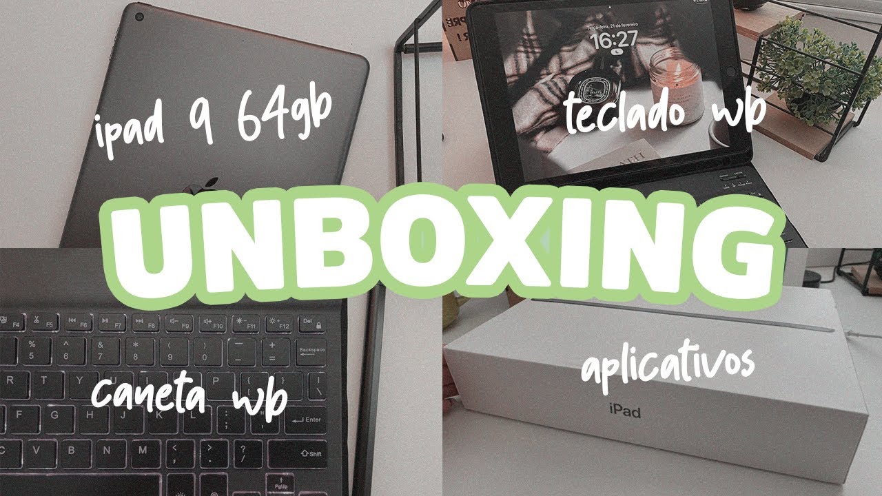 Unboxing IPAD 9 + PRIMEIRAS IMPRESSÕES Design gráfico