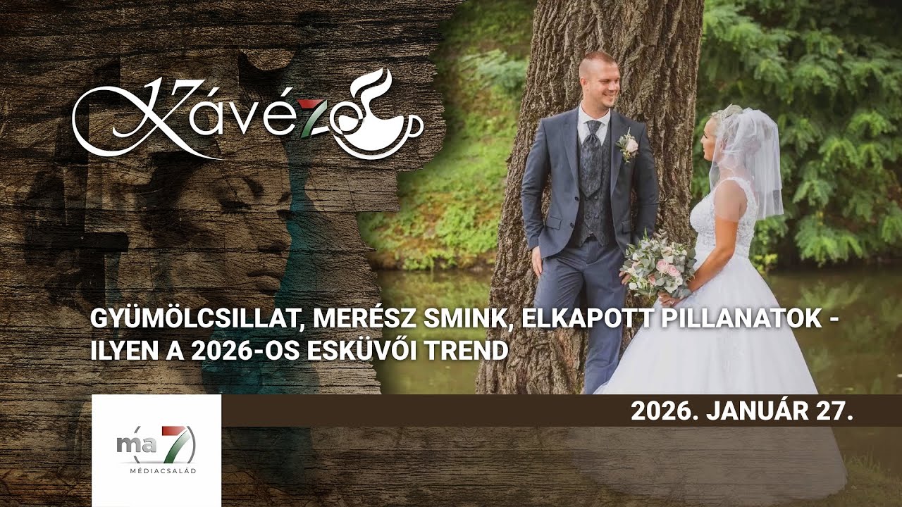 Gyümölcsillat, merész smink, elkapott pillanatok - ilyen a 2026-os esküvői trend