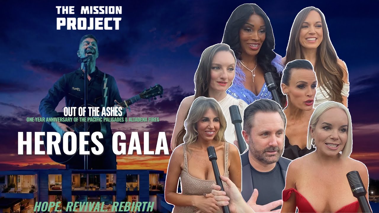 Гала-вечер «Из пепла» HEROES GALA, организованный The Mission Project, интервью на красной дорожке.