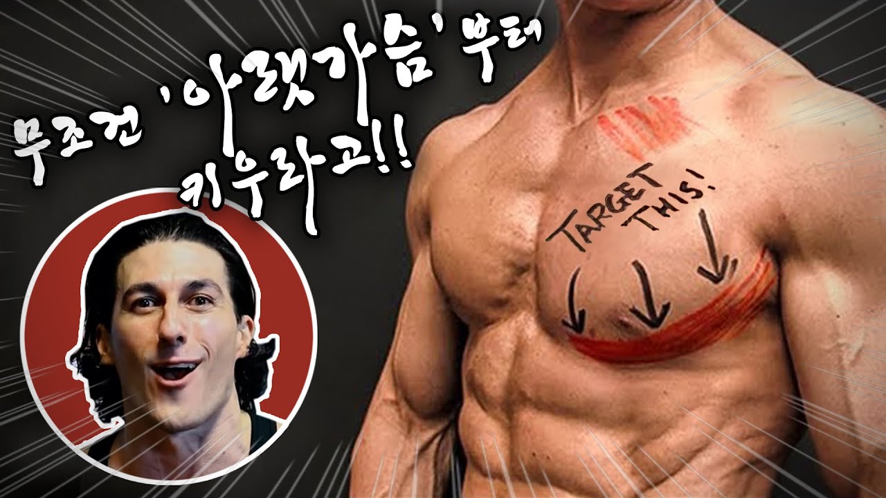 가슴운동 해도 '아랫가슴'라인이 안생기는 진짜 이유!? (딥스 자세 | 맨몸운동 루틴)