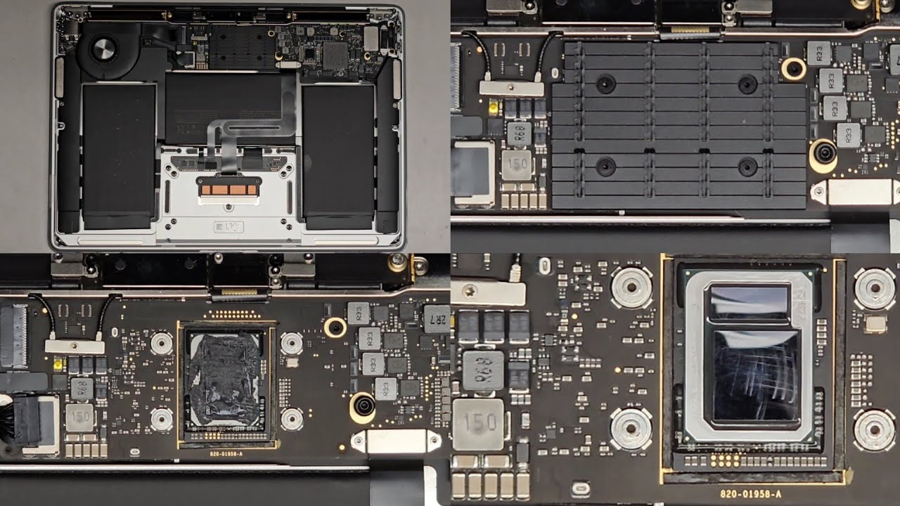Разборка 13-дюймового MacBook Air A2179 (2020) и нанесение термопасты на процессор