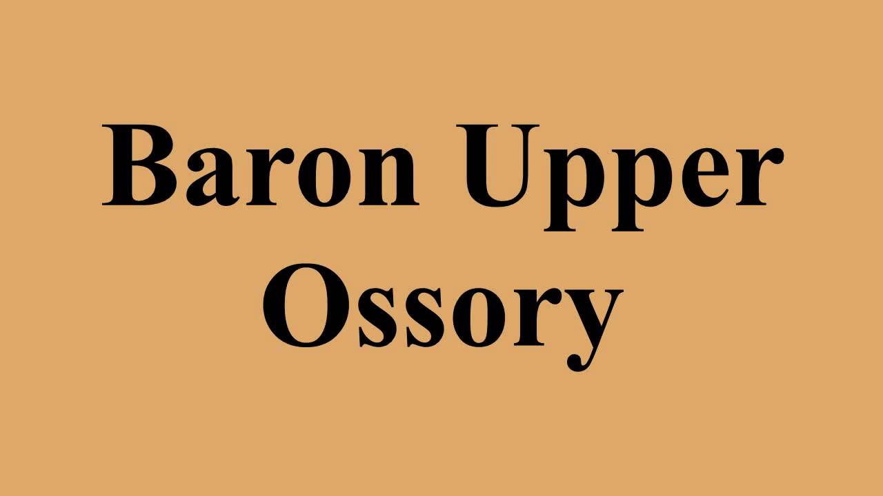 Baron Upper Ossory