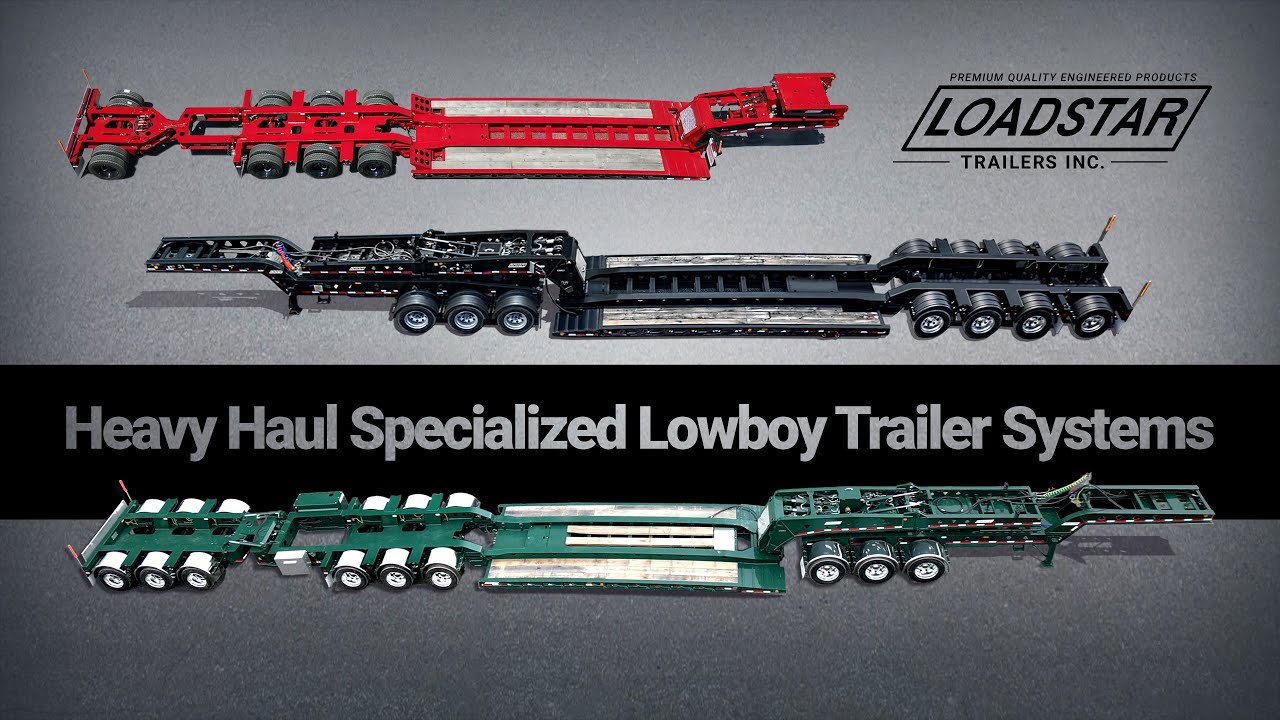Heavy Haul Specialized Lowboy Trailer System VBL