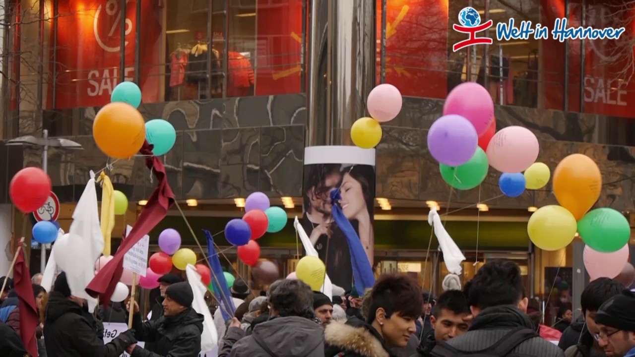 Solidarit&auml;t der Exiliraner in Hannover