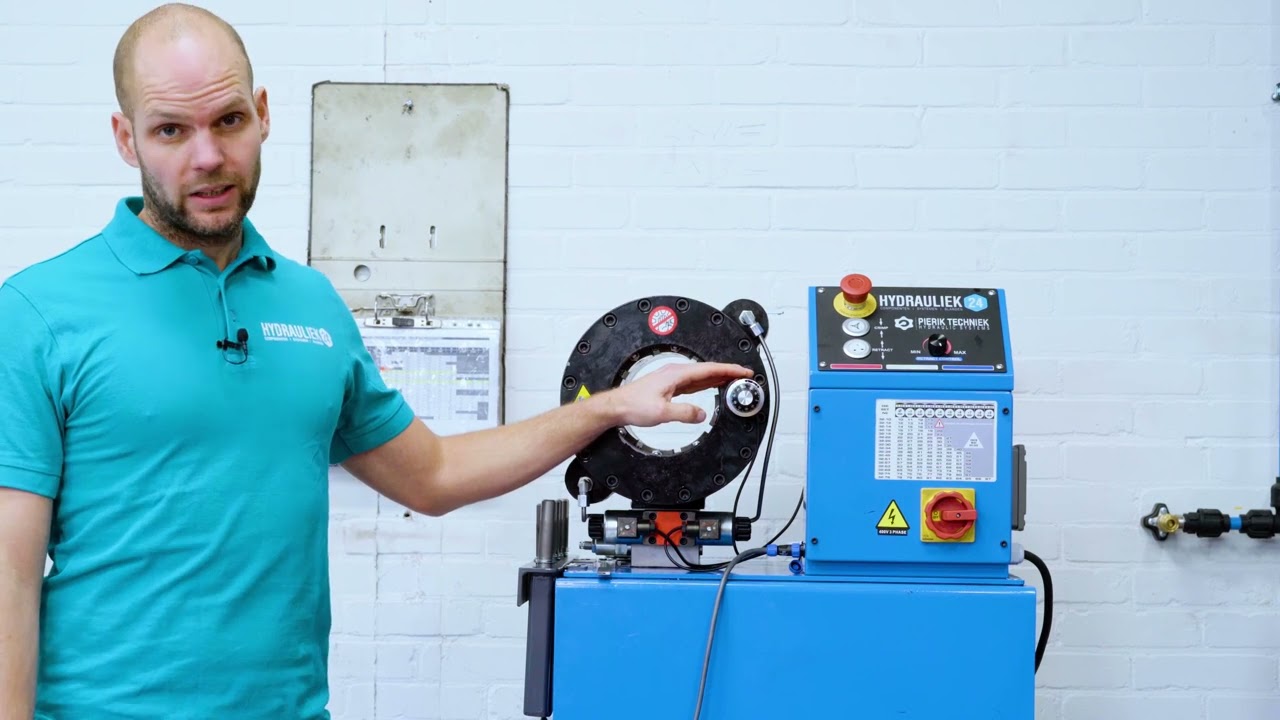Hoe werkt onze professionele slangenpersmachine ? | Uitleg en informatie | Hydrauliek24.nl