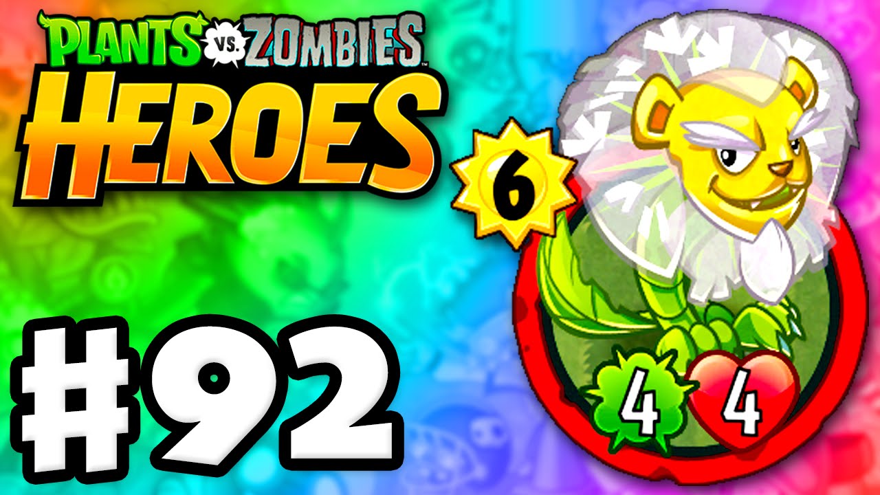 Plants vs. Zombies: Heroes - Gameplay Walkthrough Part 92 - Dandy Lion King! (iOS, Android)