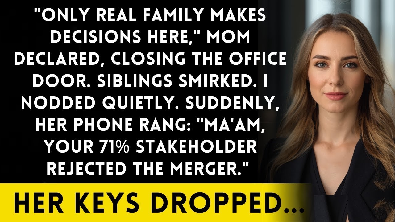 Mom Said Real Family Makes Business Decisions - Then Her CEO Called Their Owner