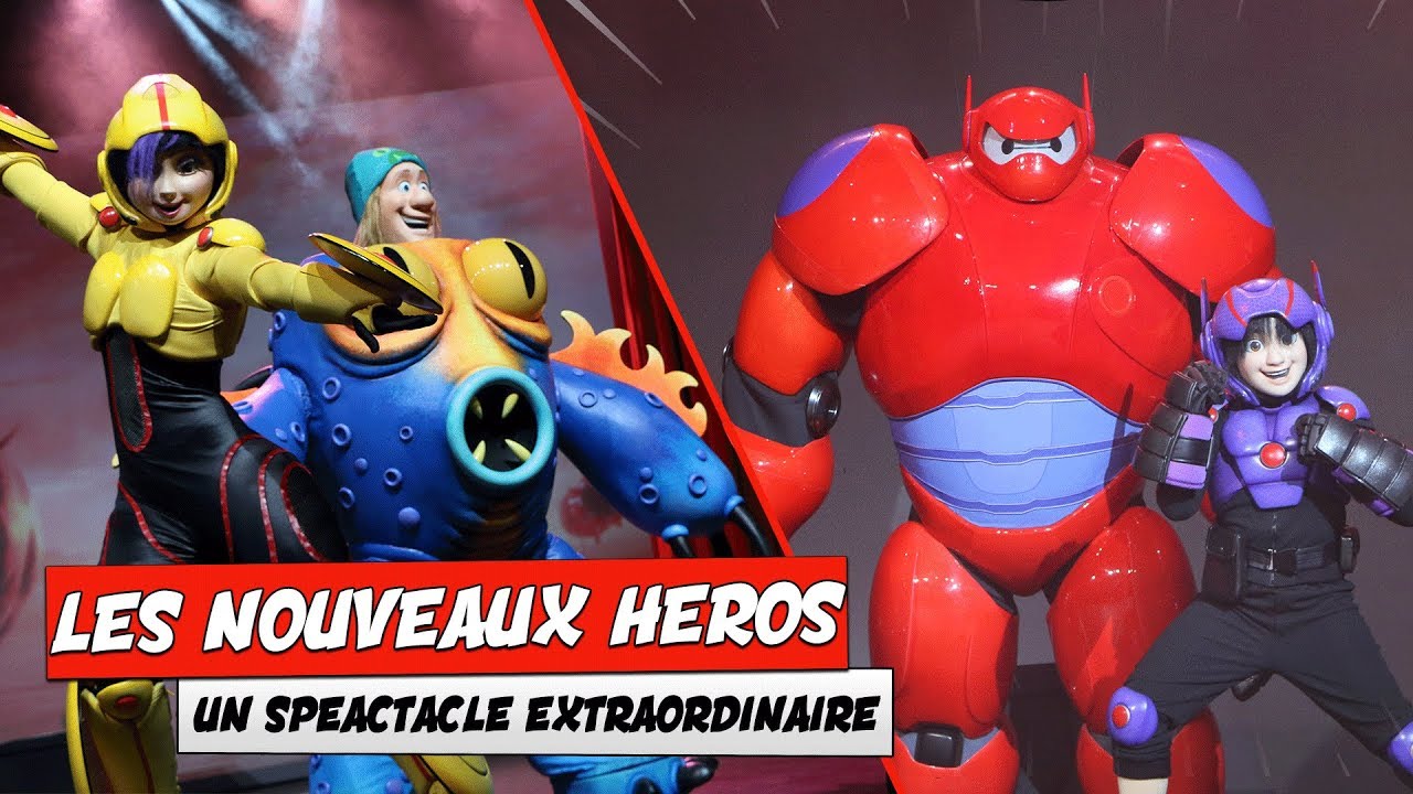 BAYMAX et LES NOUVEAUX HEROS à DISNEYLAND PARIS