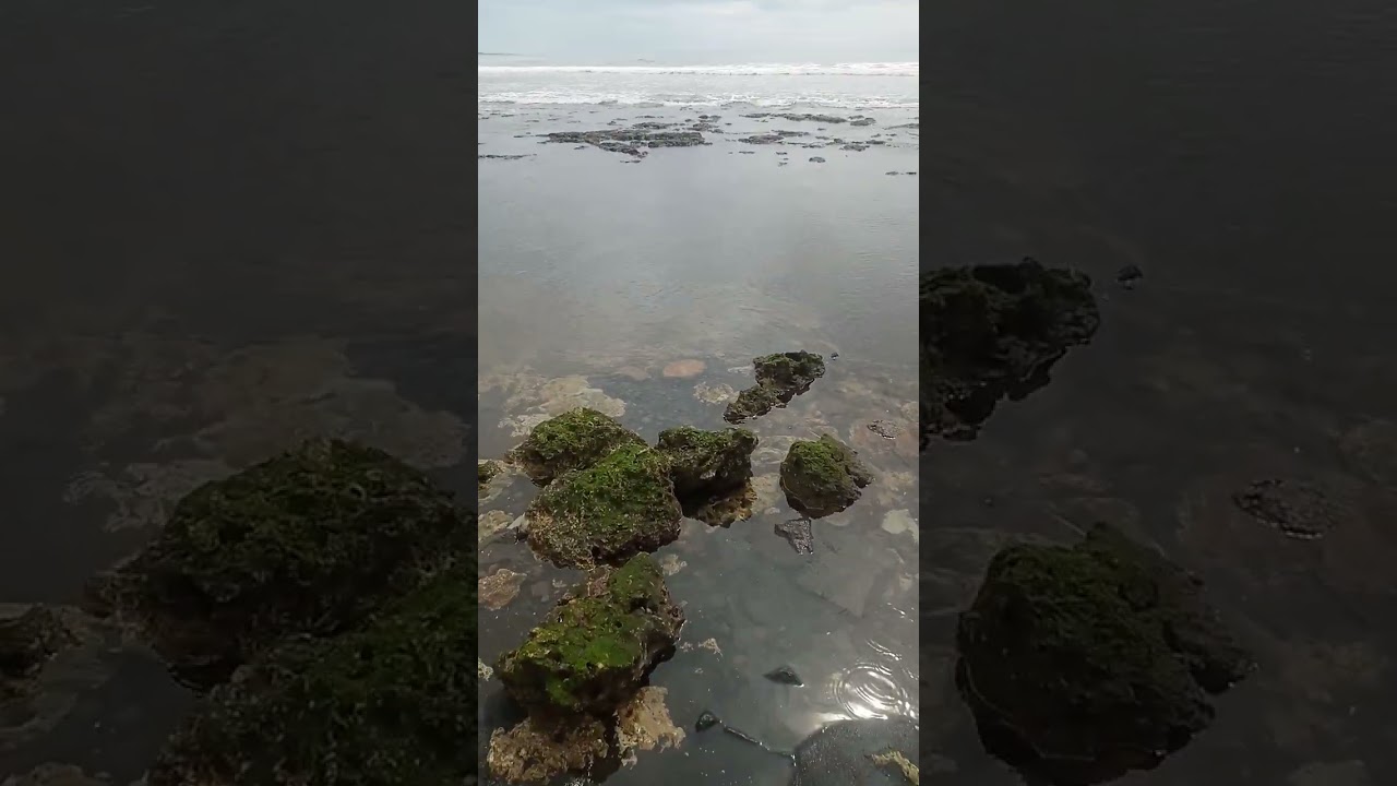 Menikmati pesisir Pantai masceti Keramas BALI