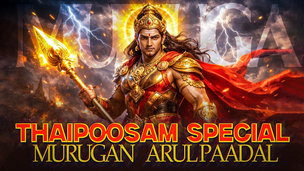 Thaipoosam Special | Thanga Velan Thiruppugazh | Murugan Arul Paadal 🙏✨