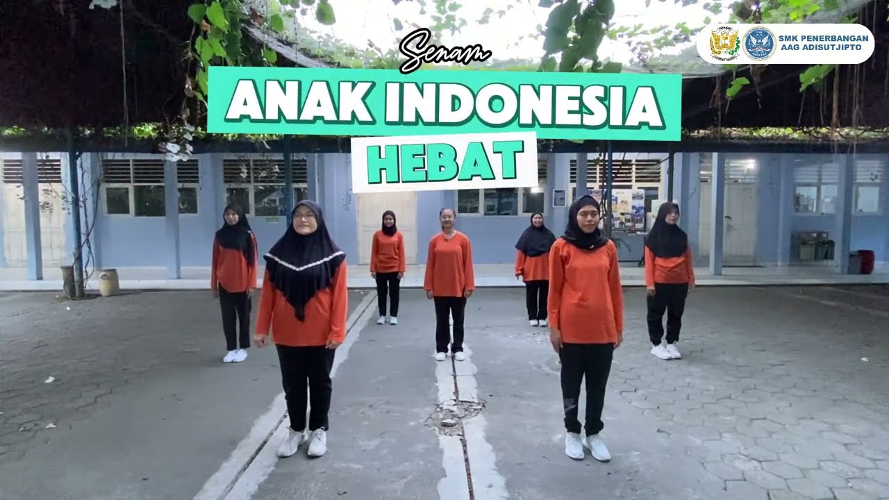 Lomba Senam Anak Indonesia Hebat 2025 DIY SMK PENERBANGAN AAG ADISUTJIPTO
