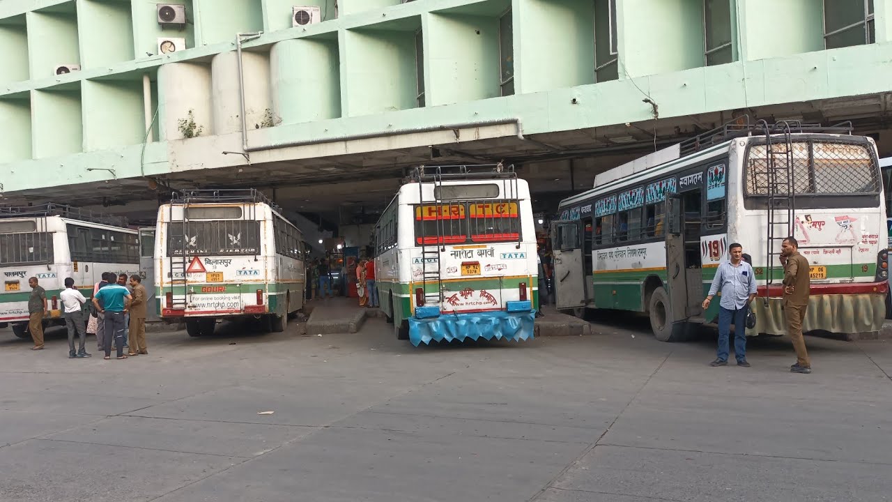 An evening with HRTC Busses @ ISBT KASHMIRI GATE