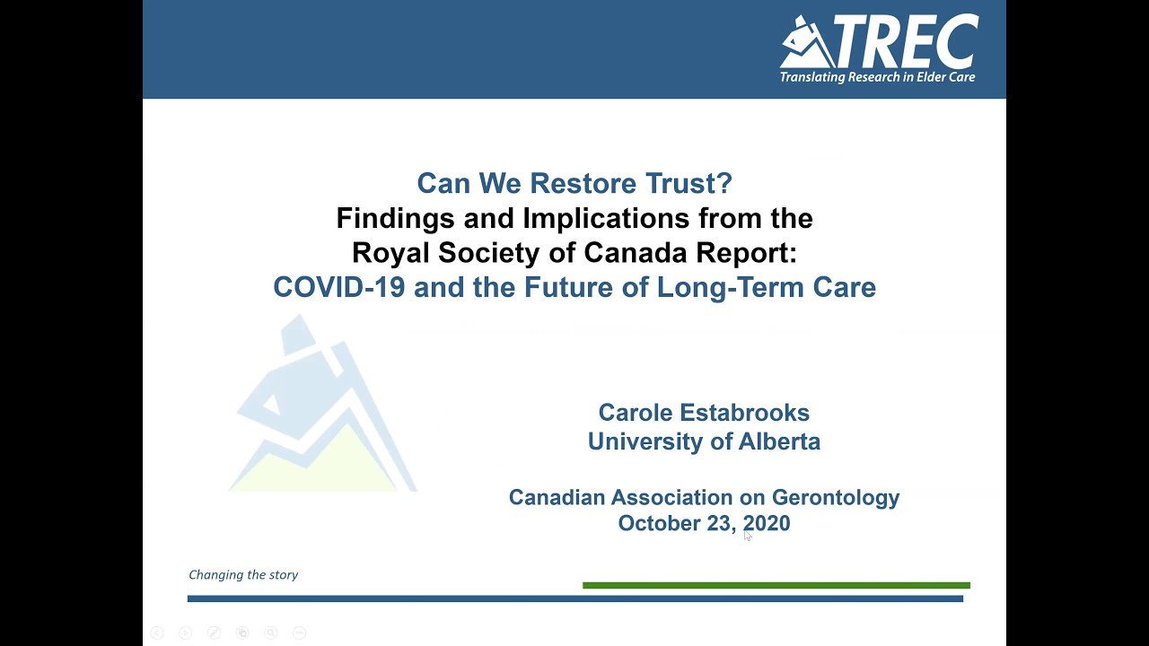 eCAG2020 | Keynote Speaker: Dr. Carole Estabrooks