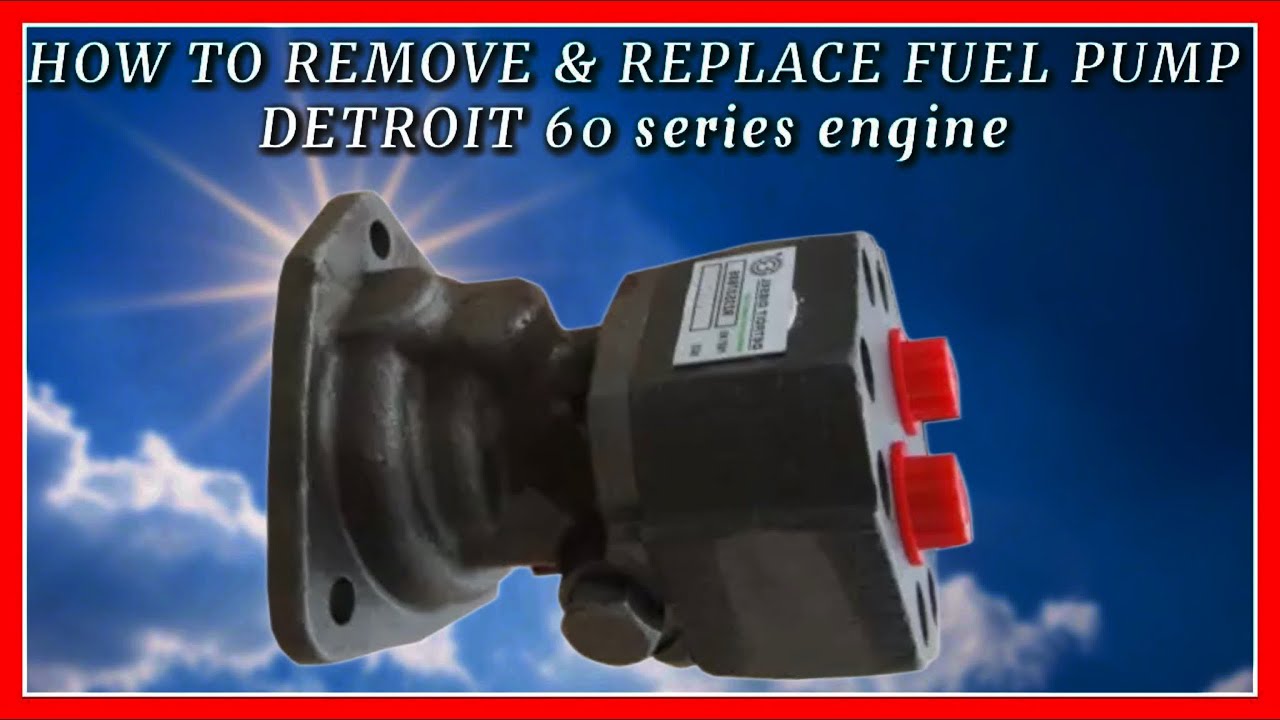 #Howto | Replace Fuel Pump | #Detroit 60 Series | #Freightliner | #ClassicXL | #Diy