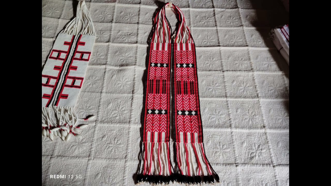 konyak attire, necklace and earrings.