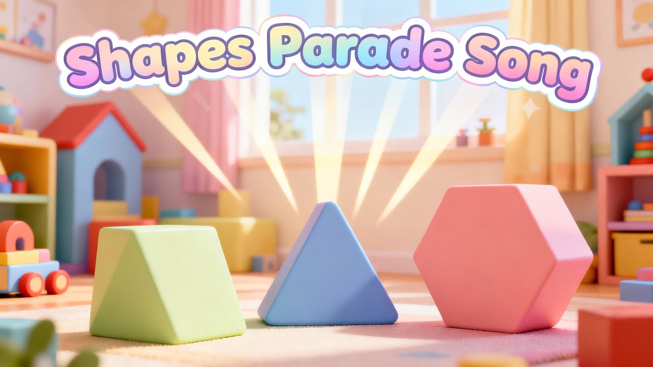 Shapes Parade Song | Learning Song for Kids