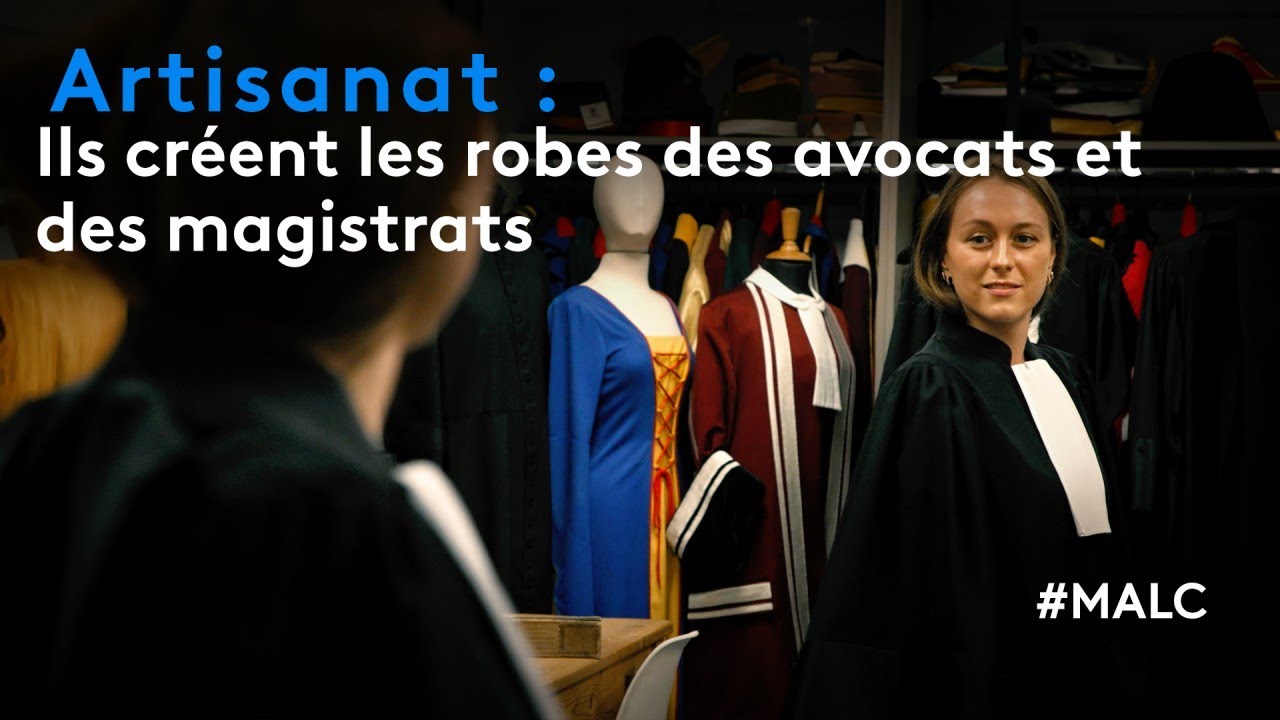 Artisanat : ils créent les robes des avocats et des magistrats