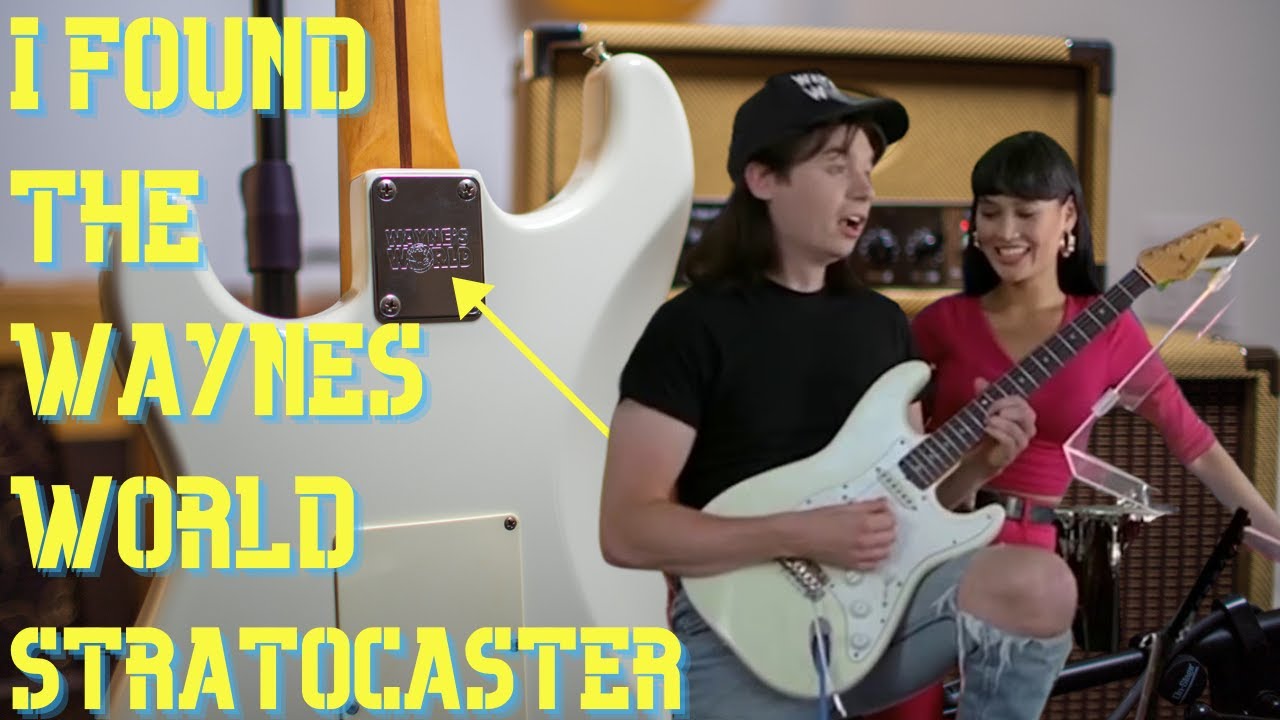 I found an original Wayne's World Strat! SHWING!