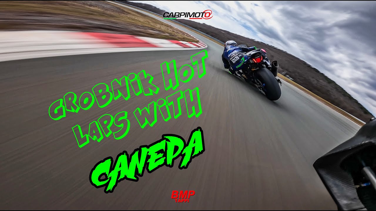 Canepa in Rijeka 2023 with Fritz!! Few hot laps! Yamaha R1 Grobnik EWC