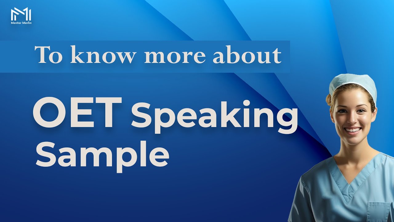 OET Speaking Sample