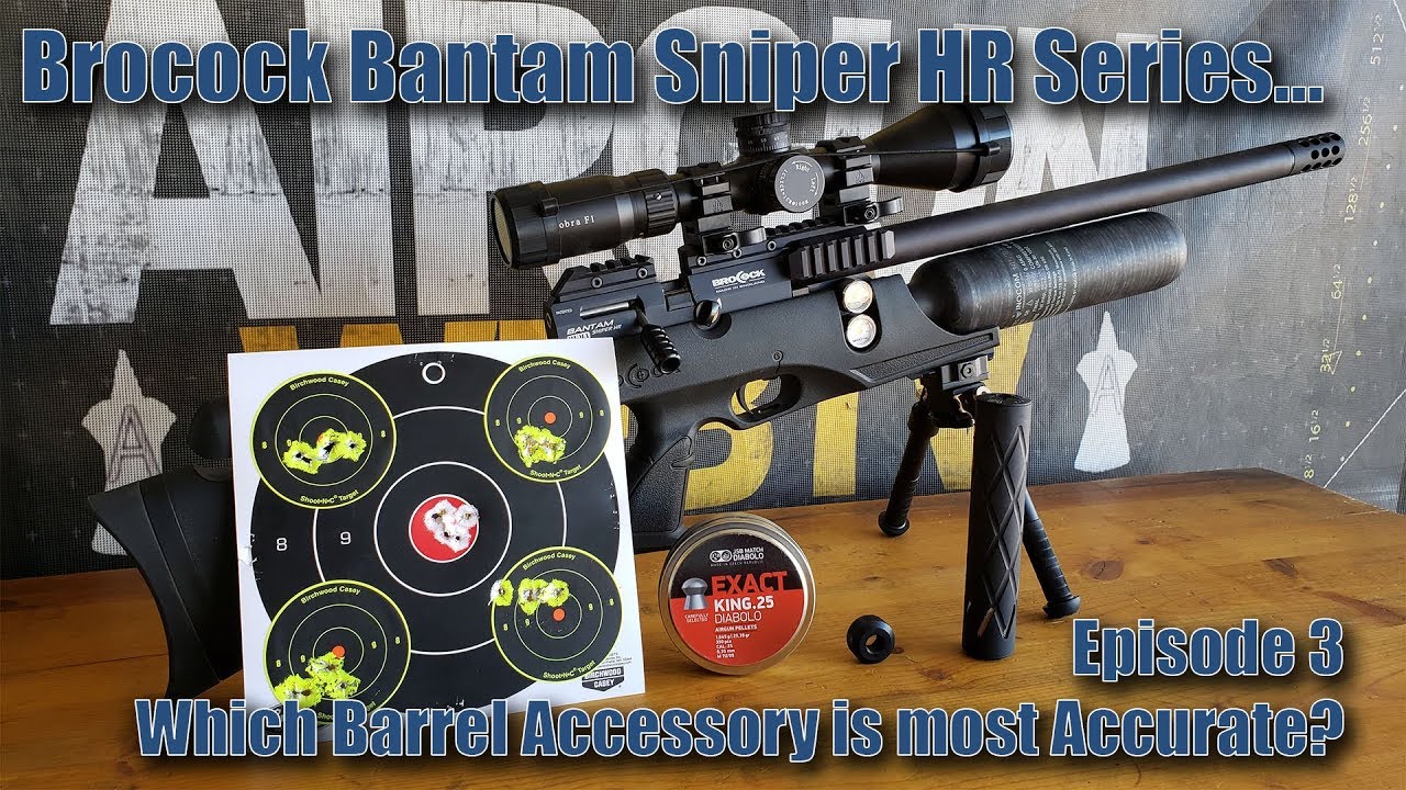 Brocock Bantam Sniper HR Episode 3: Taking a “break”  Which Break works best - Zero DB Suppressor