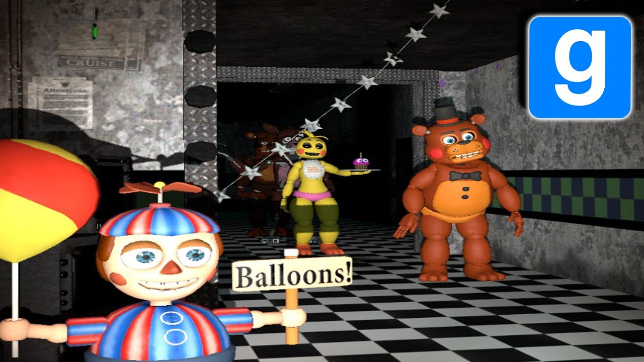 играем на карте FNAF 2 в 2025 году | GMOD