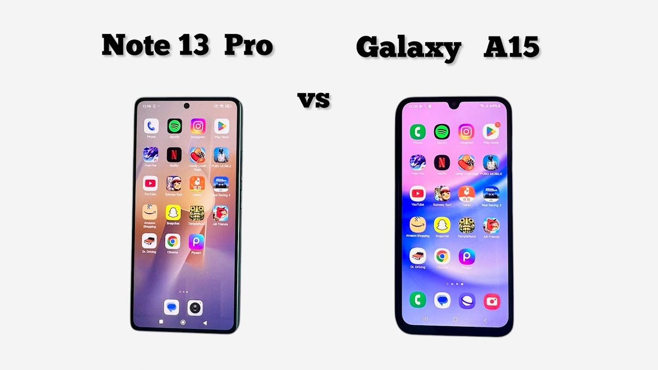 Redmi Note 13 Pro vs Samsung A15 | Speed Test