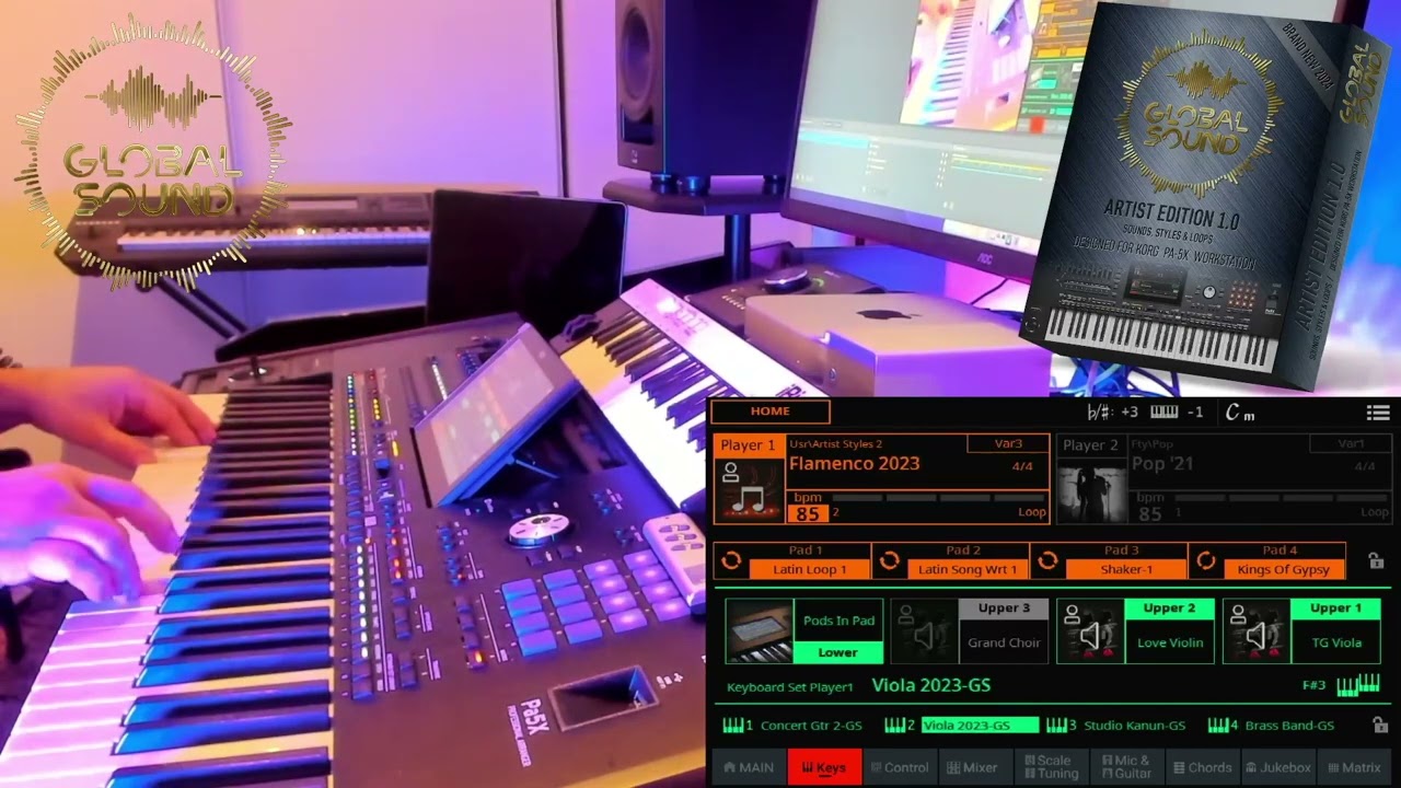 KORG Pa5X  ARTIST EDITION Tamaly Maak Amr Diab