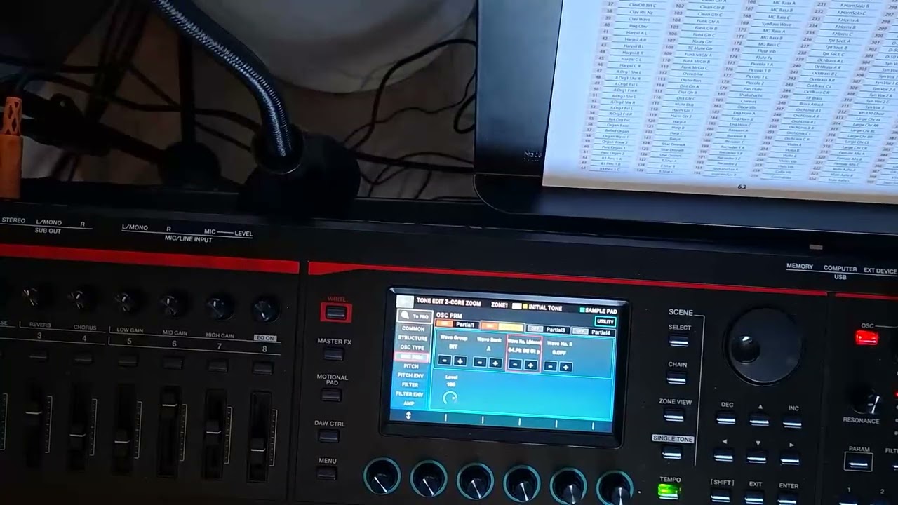 Roland Fantom 08 Patch from Scratch