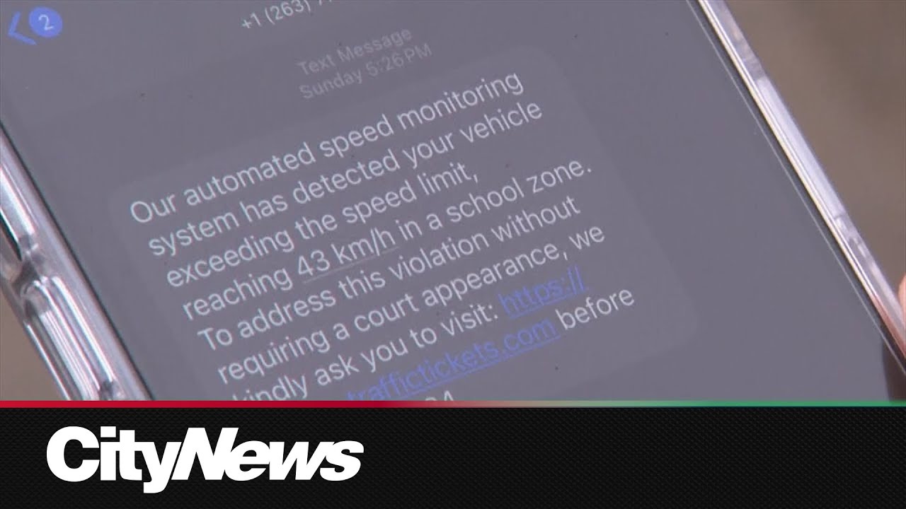 New scam in Alberta baits motorist with a speeding ticket fine.