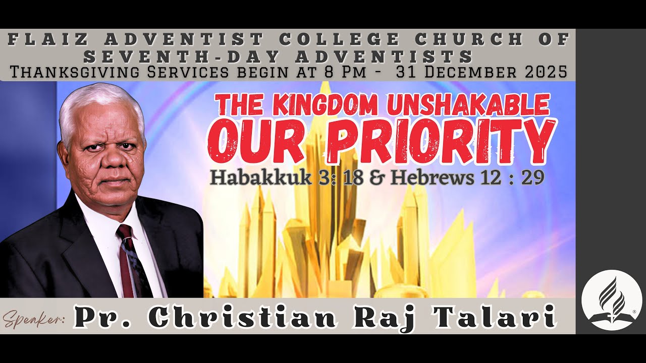 The Kingdom Unshakeable Our Priority - Habakkuk 