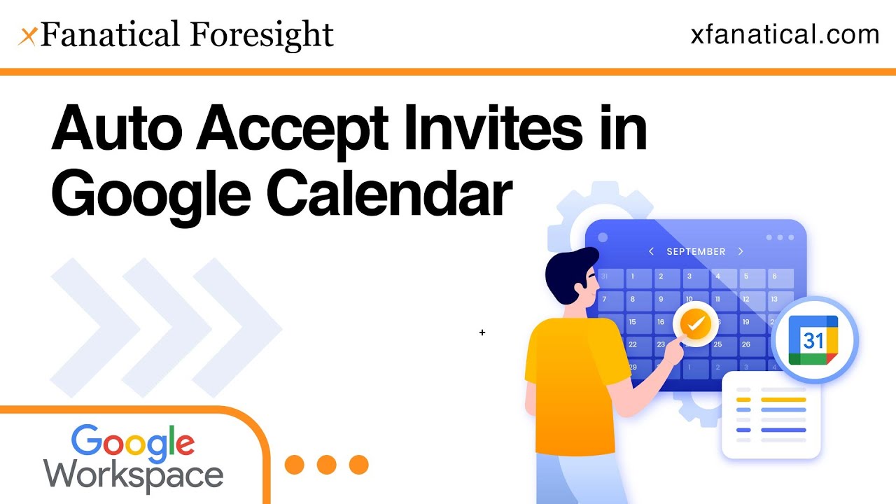 Auto accept calendar invites in Google Calendar