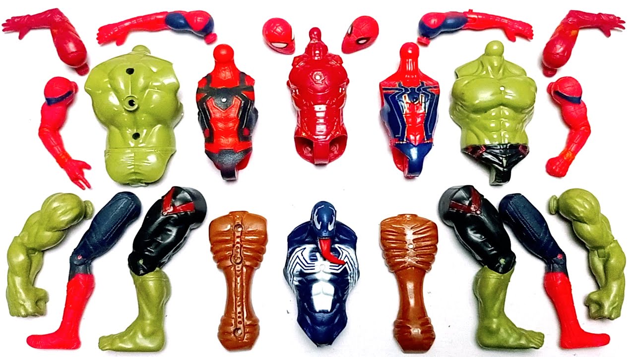 MARVEL SUPERHERO TOYS SIREN HEAD HULK VENOM SPIDER-MAN IRONMAN AVENGERS ASSEMBLE TOYS 
