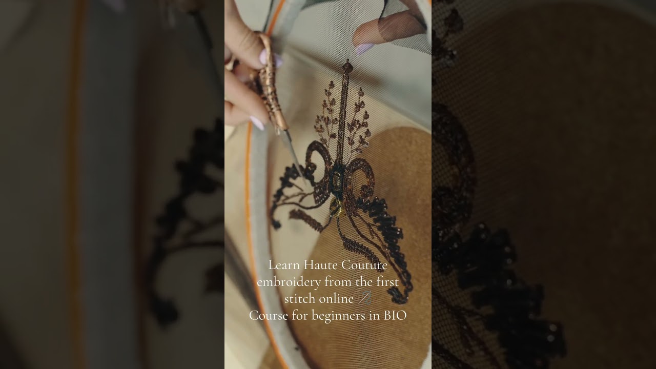 #stitching #stitchingtutorial #embroideryclass #needlework #luneville #diyembroidery #broderie #sew