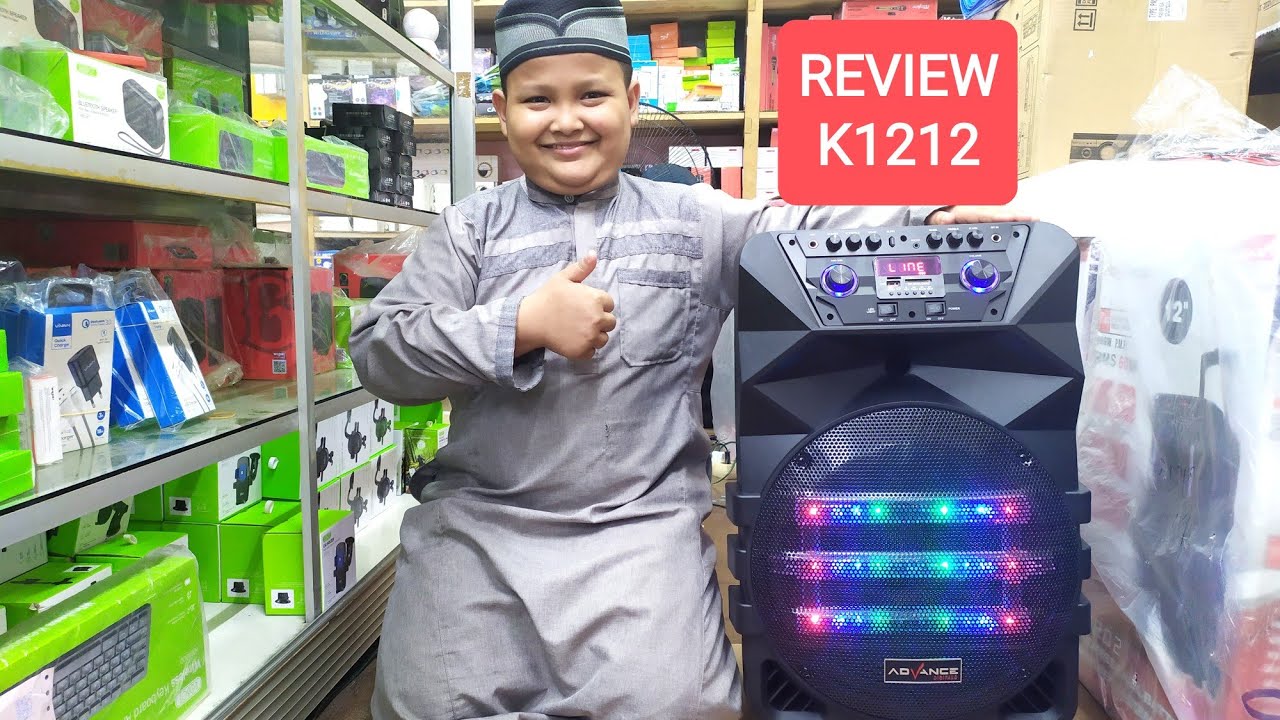 Speaker Bluetooth Karaoke ADVANCE Sery K1212, Review