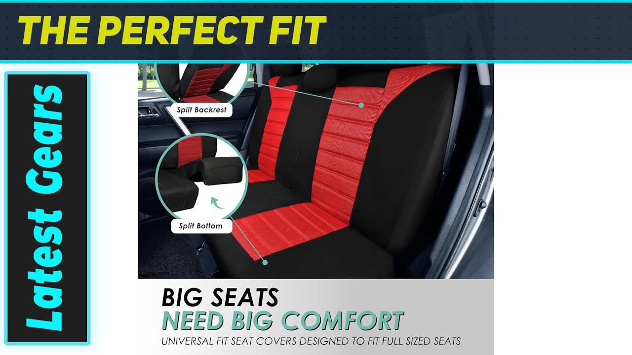 FH Group 3D Air Mesh Seat Covers: Amazing Full Set Protection & Style Upgrade