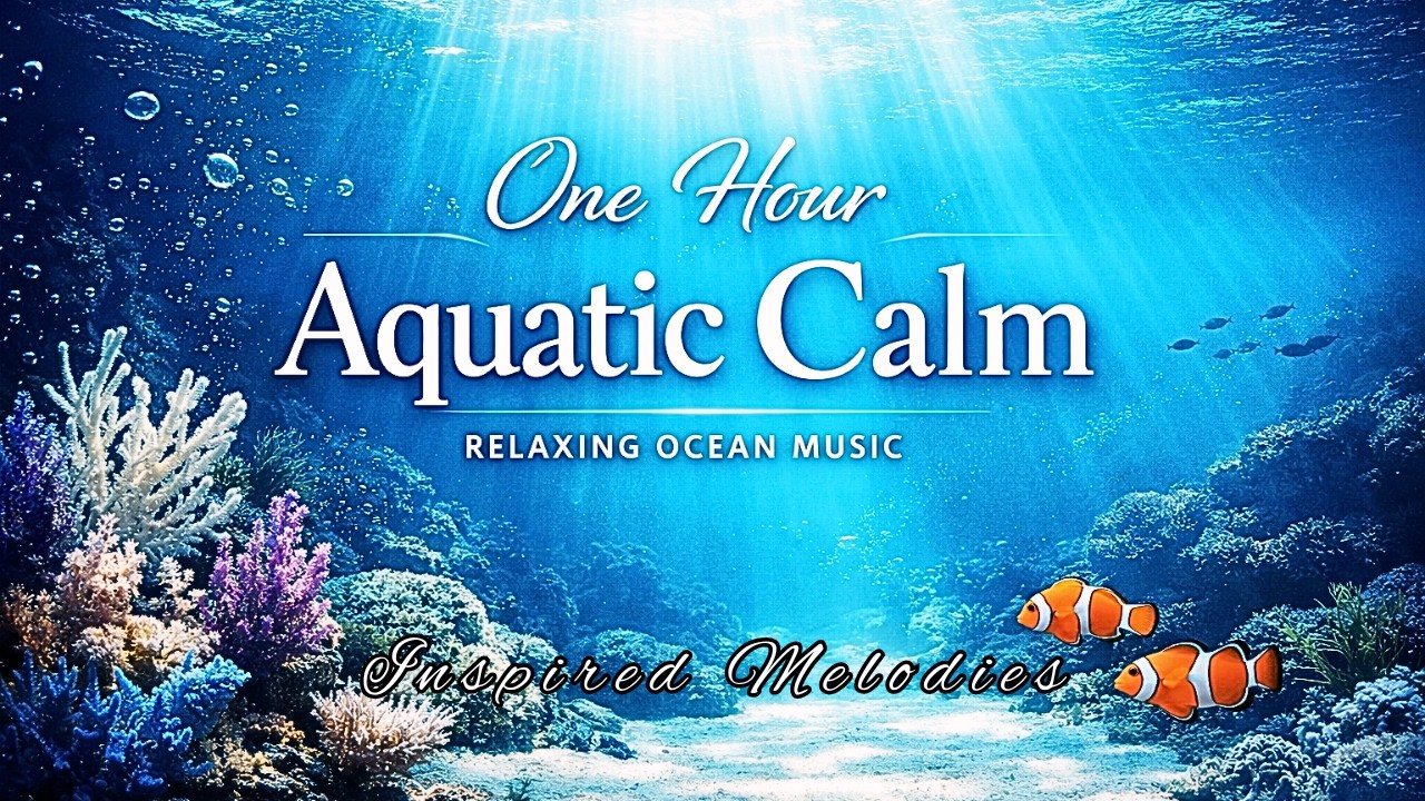 Aquatic Calm 🌊 Relaxing Ocean Melody for Deep Peace, Meditation, Study & Sleep