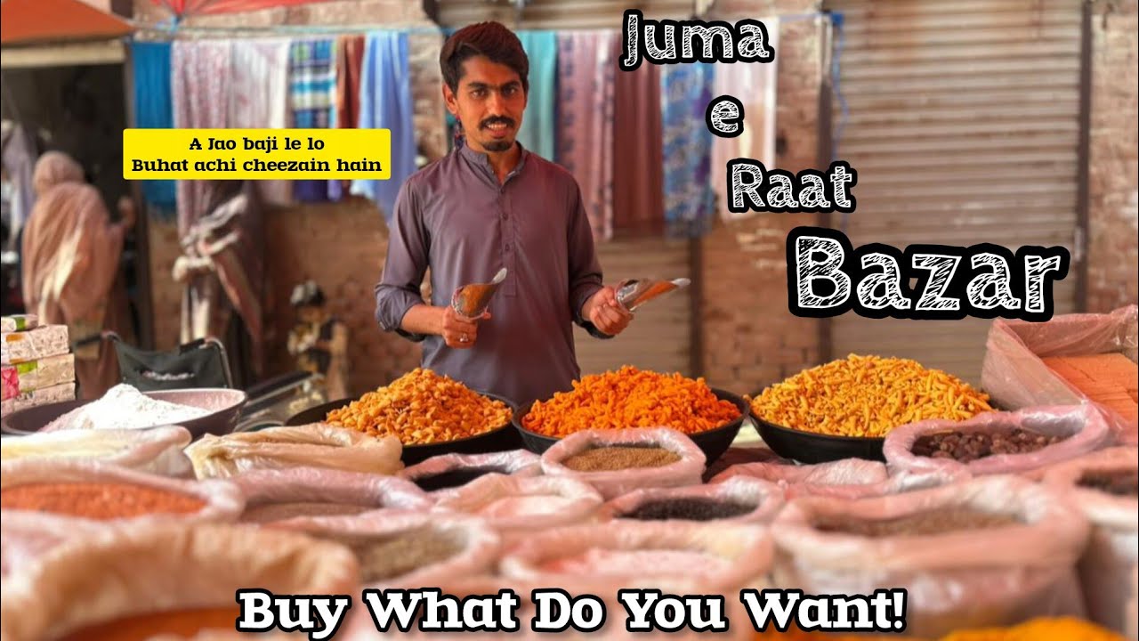 Humare Village Ka Juma E Raat Bazar☺️|Aj ek or badmash mil gaya🤪