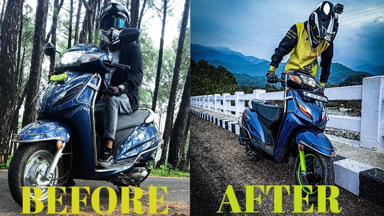 Activa 6g Before And After look