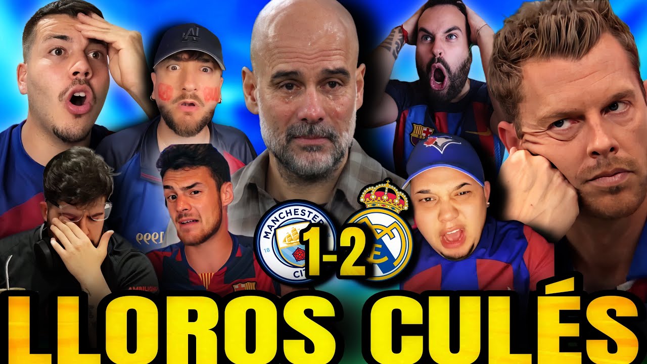 ¡CULES EN PÁNICO! EL MADRID DESTROZA AL CITY Y VINI RETIRA A GUARDIOLA