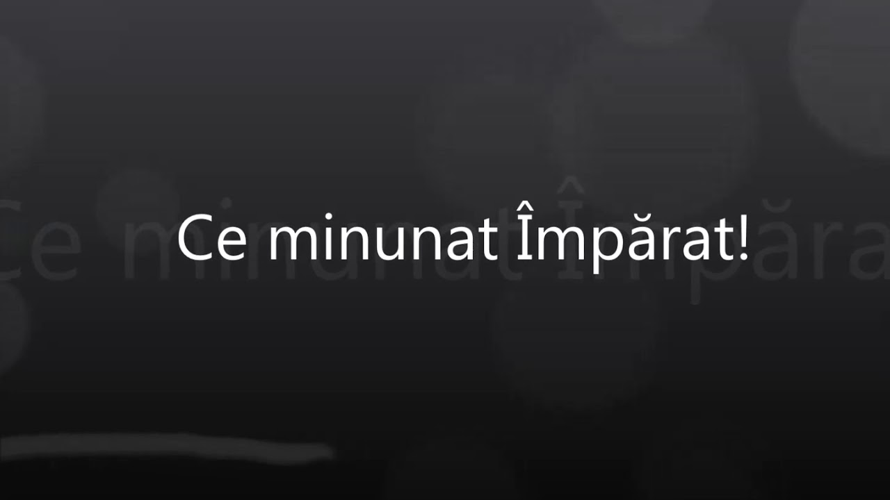 Ce minunat Imparat - negativ